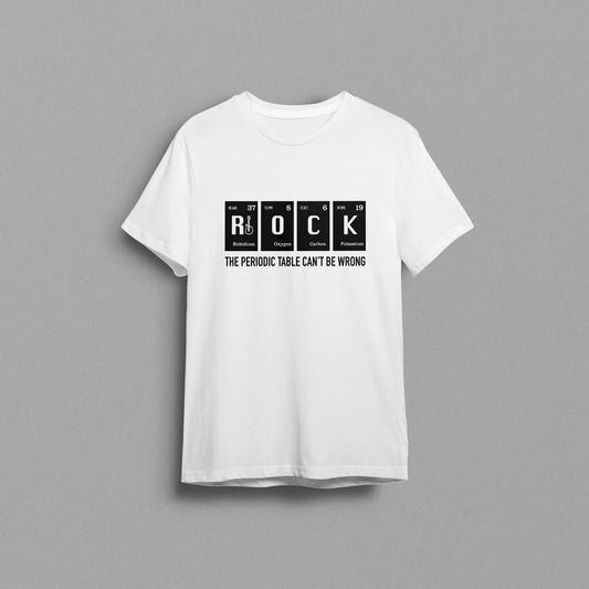 Rock n' Science Unisex, Funny Chemistry T-Shirt