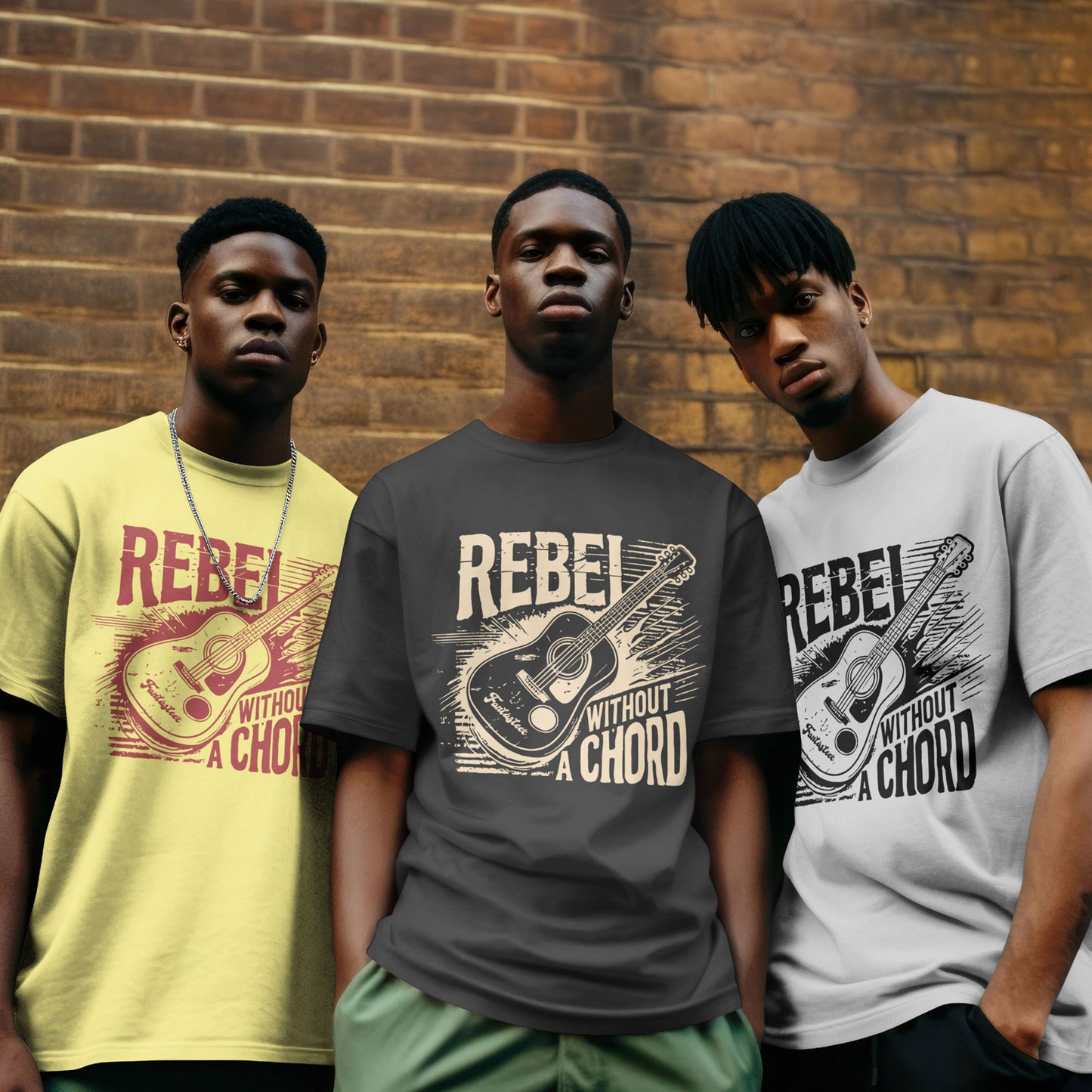 Rebel without a cause Guitar Unisex Music Lover T-Shirt