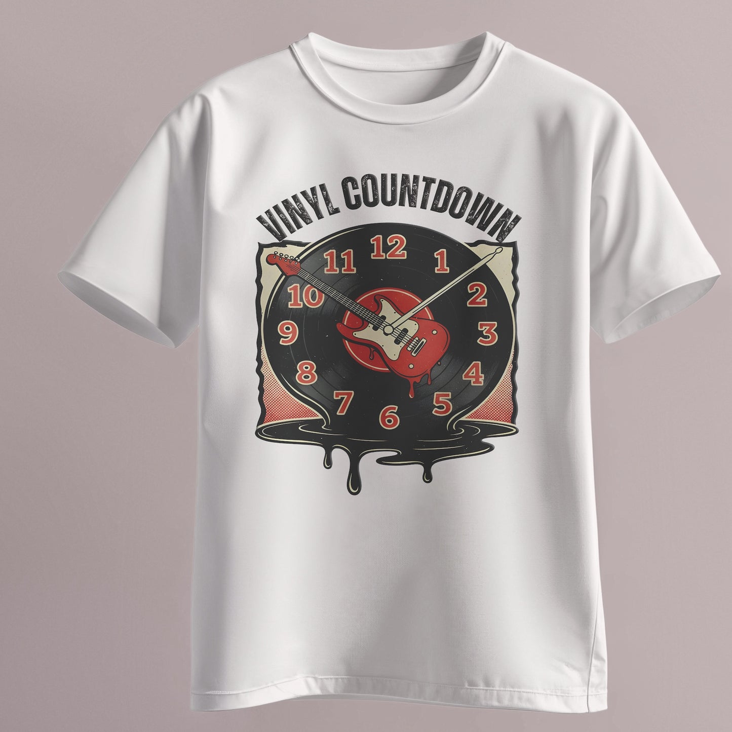Vinyl Countdown T-Shirt, Music Lover Gift, Unisex Softstyle Tee, Vintage Vinyl Design, Perfect for Music Festivals, Casual Wear
