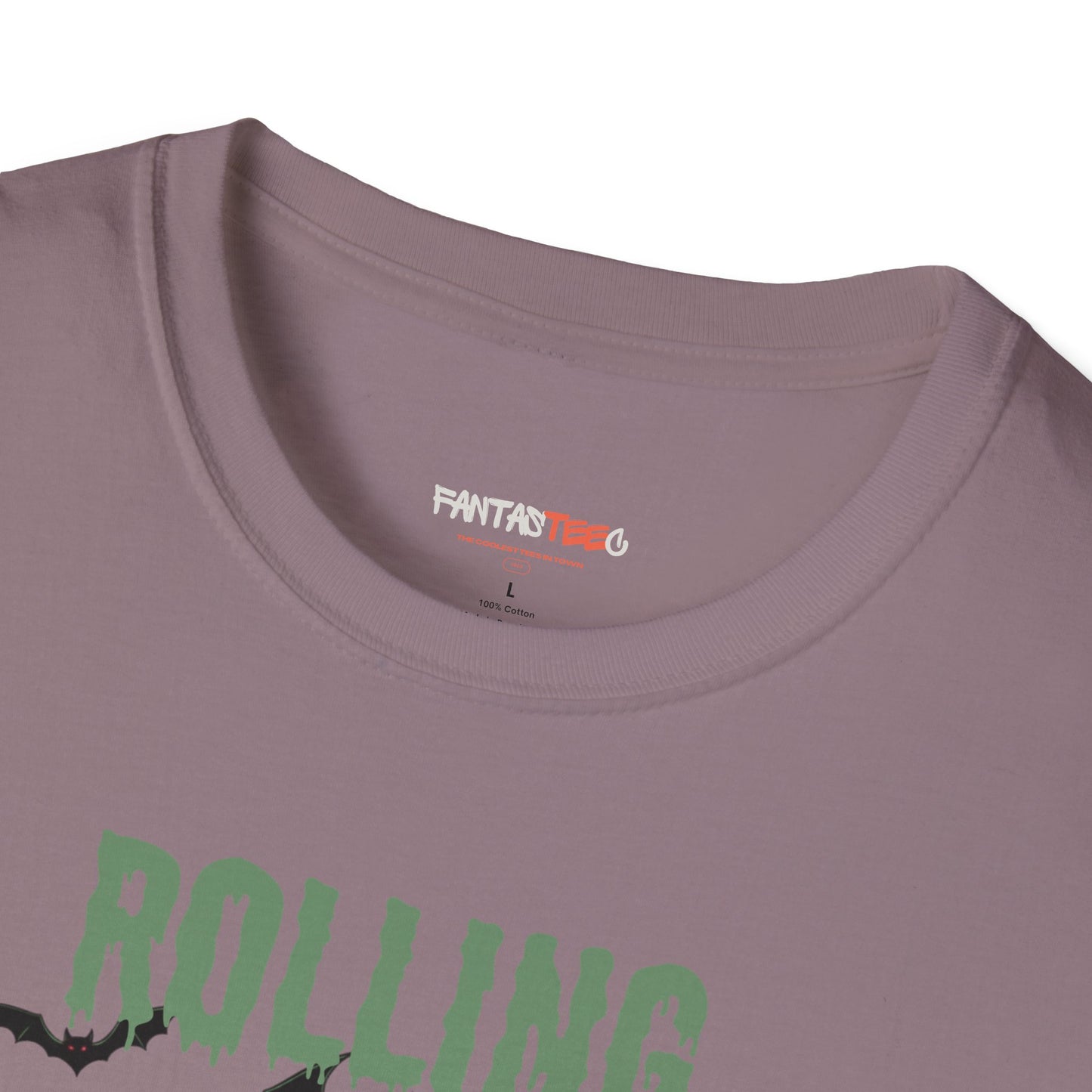 Rolling Bones Halloween Unisex softstyle T-Shirt