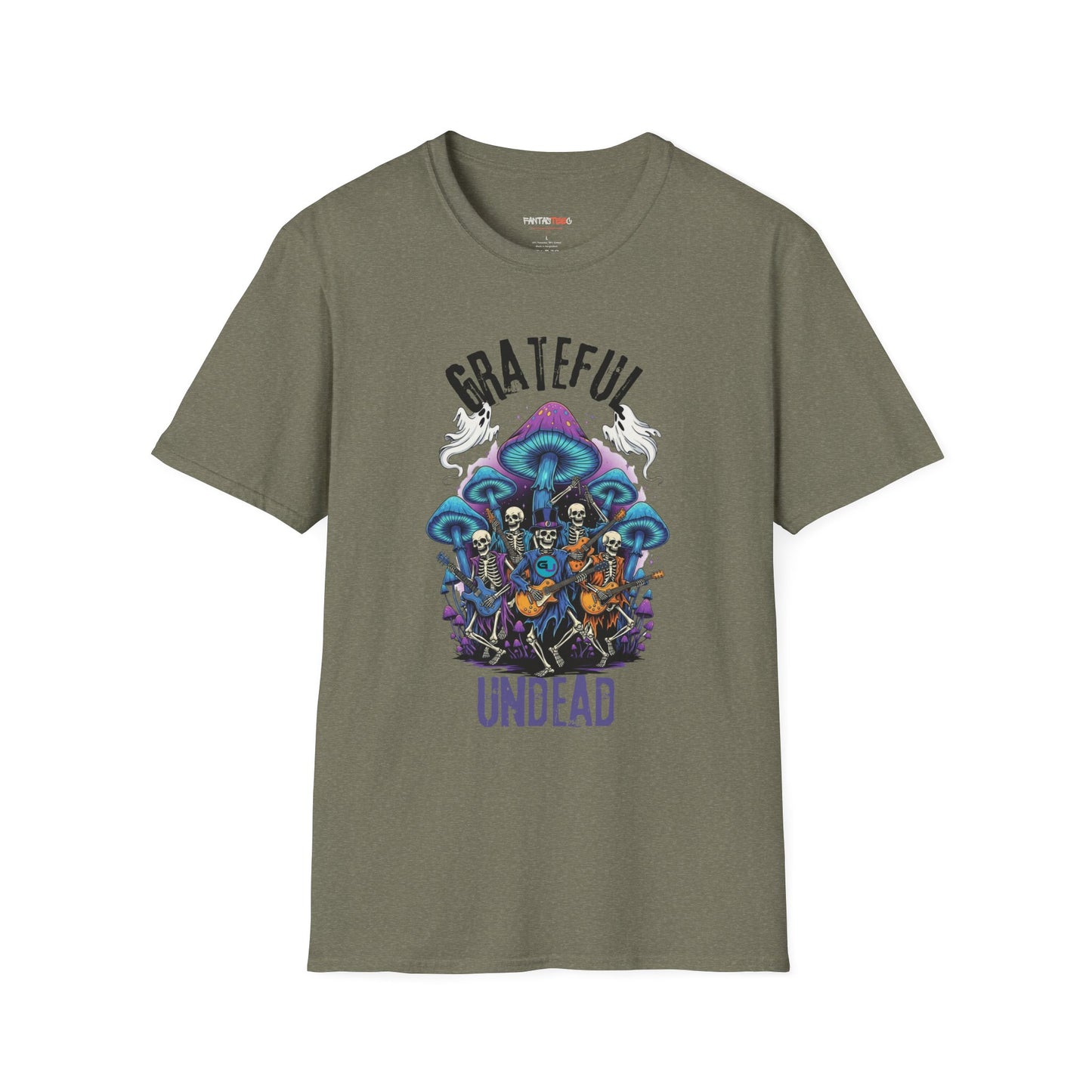Grateful Dead Inspired Unisex T-Shirt, Softstyle Tee for Music Lovers, Psychedelic Shirt, Festival Apparel, Unique Gift Idea