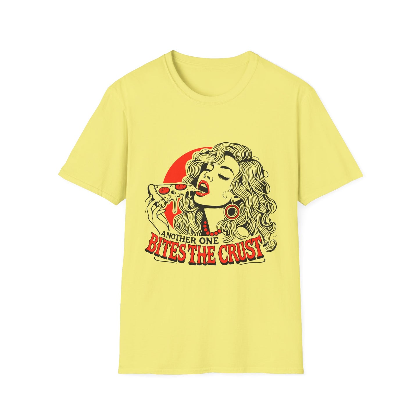 Retro Another one bites the crust, Vintage Unisex T-Shirt