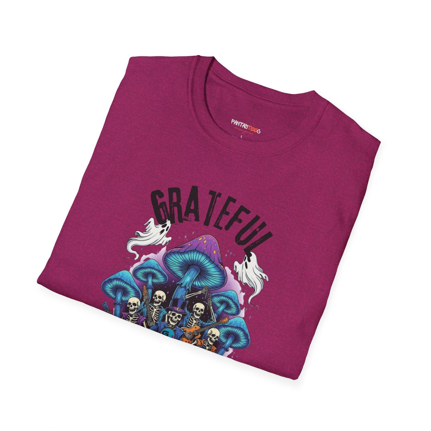 Grateful Dead Inspired Unisex T-Shirt, Softstyle Tee for Music Lovers, Psychedelic Shirt, Festival Apparel, Unique Gift Idea