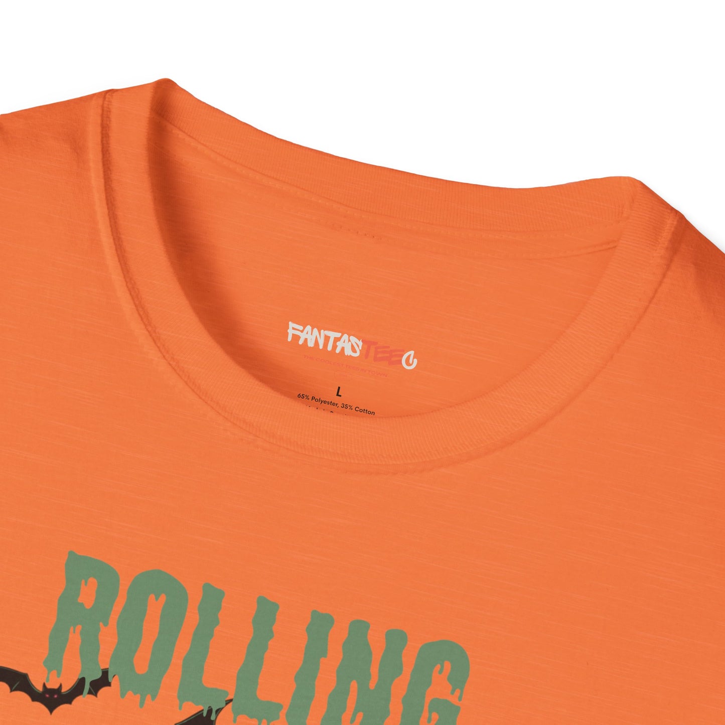 Rolling Bones Halloween Unisex softstyle T-Shirt