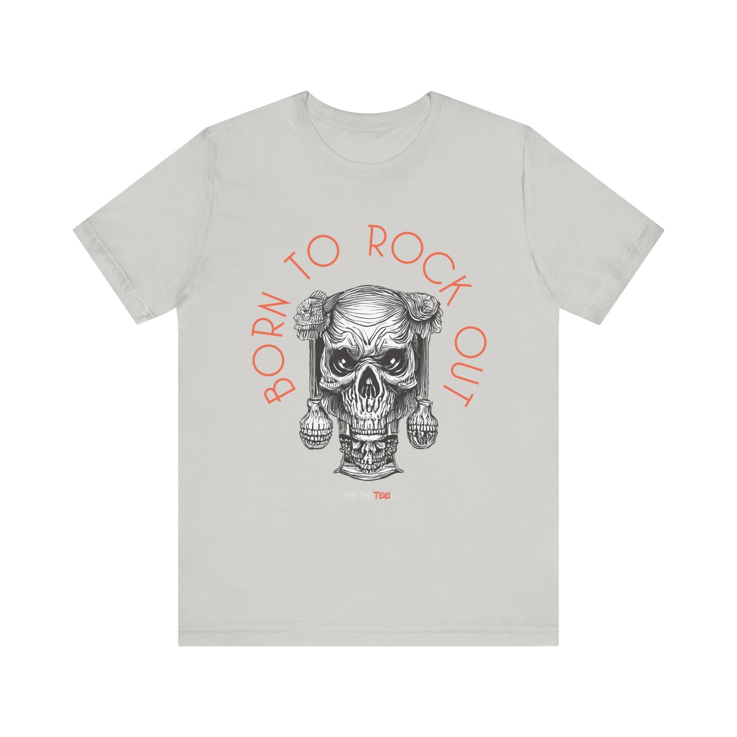 Born to Rock Out Skull Tee