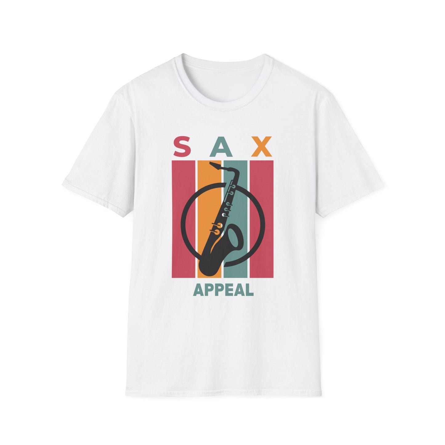 Unisex Sax Appeal T-Shirt - Soft and Stylish, Perfect for Music Lovers, Casual Outfits, Concerts, Gifts for Musicians, Relaxed Fit Tee
