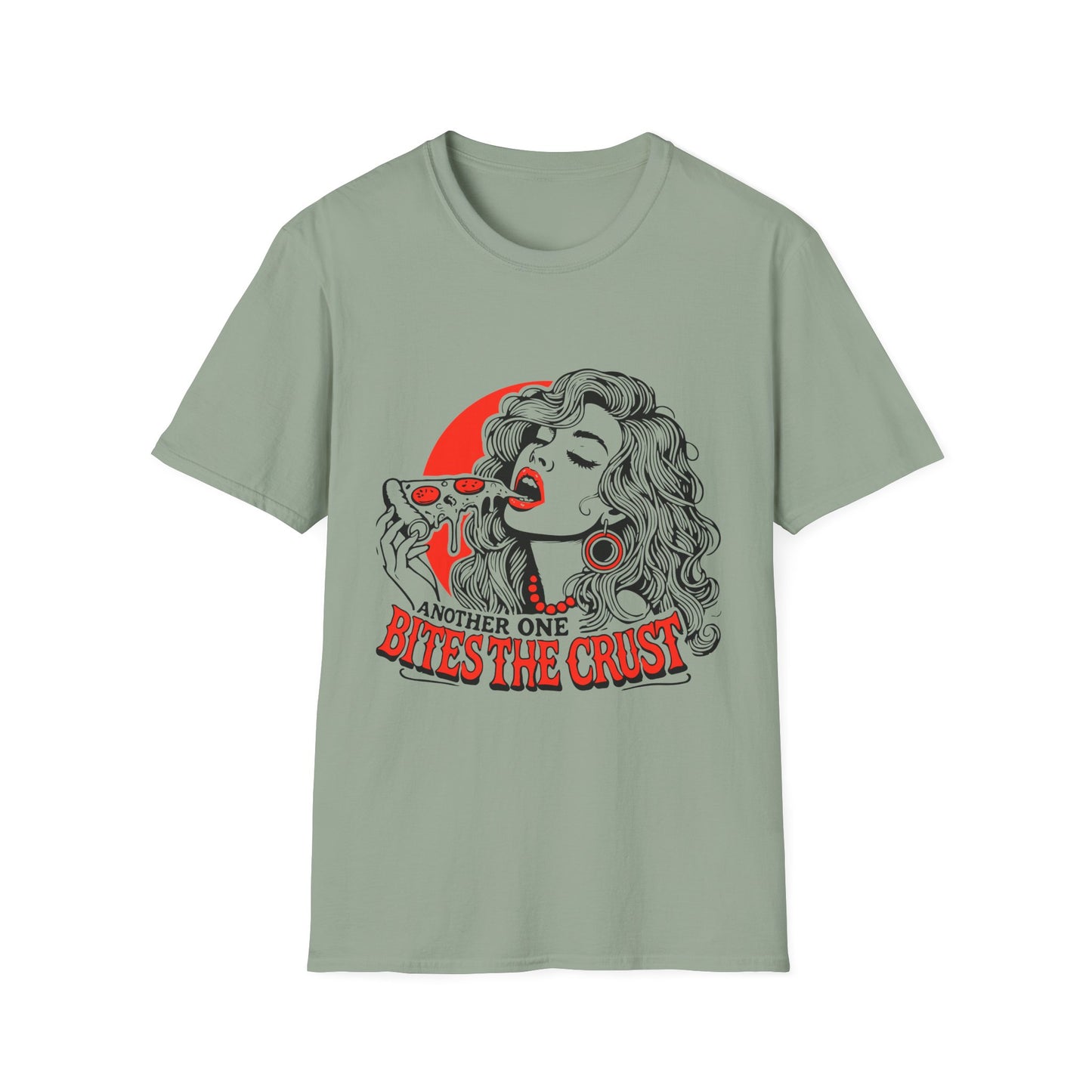 Retro Another one bites the crust, Vintage Unisex T-Shirt