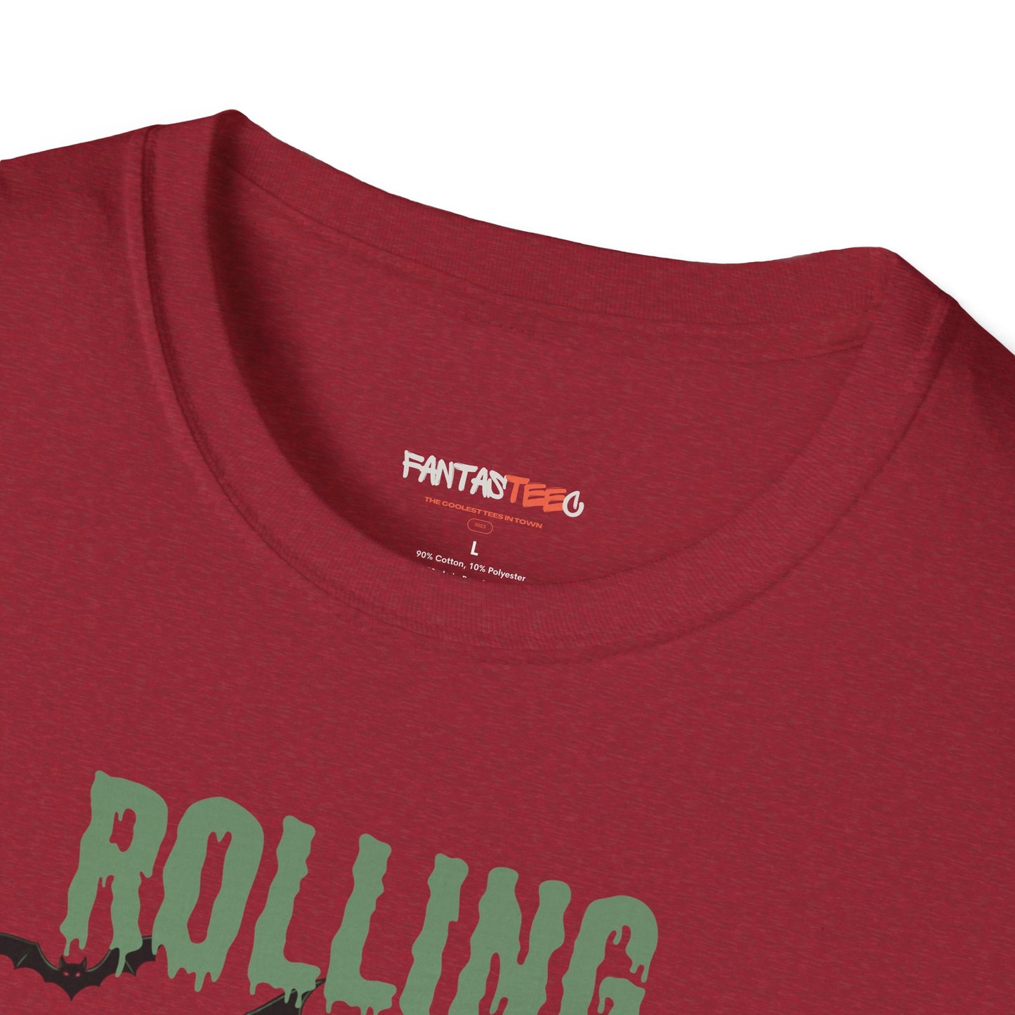 Rolling Bones Halloween Unisex softstyle T-Shirt