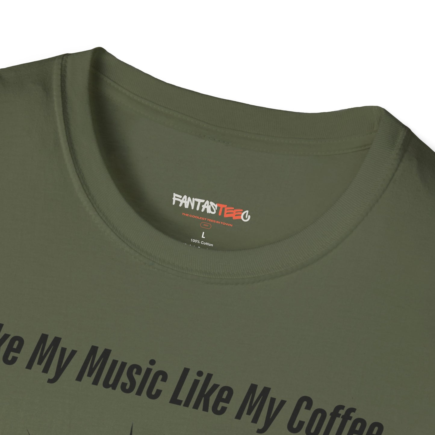 Rockin' Coffee Lover T-Shirt - Perfect Gift for Musicians, Coffee Enthusiasts, Birthdays, Music Festivals, Casual Wear