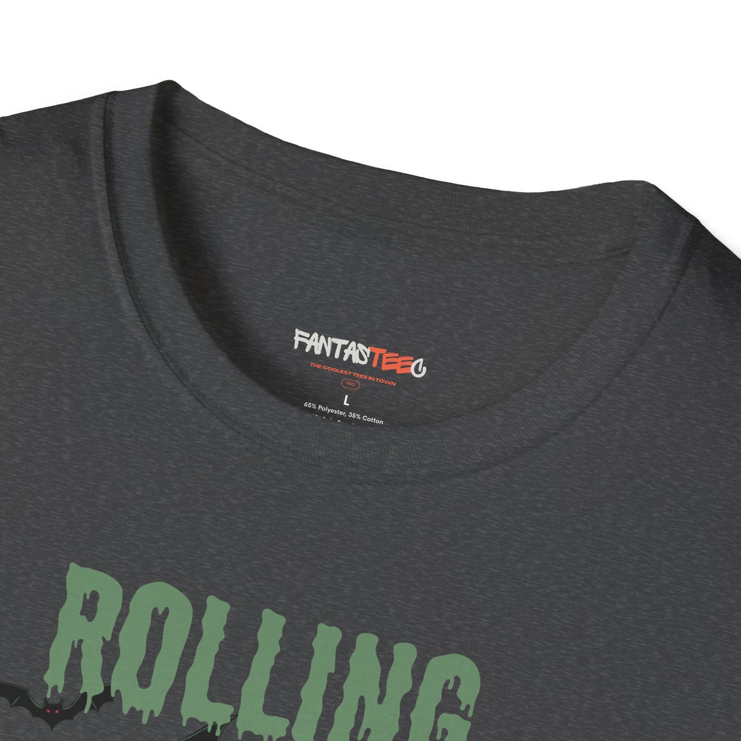 Rolling Bones Halloween Unisex softstyle T-Shirt