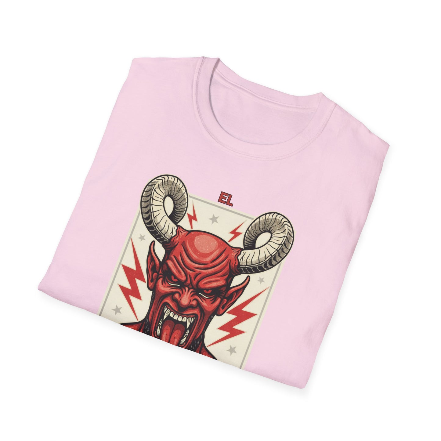 Diablo Graphic T-Shirt - Unisex Softstyle Tee for Music Lovers, Halloween Costume, Unique Gift, Vintage Style, Casual Wear