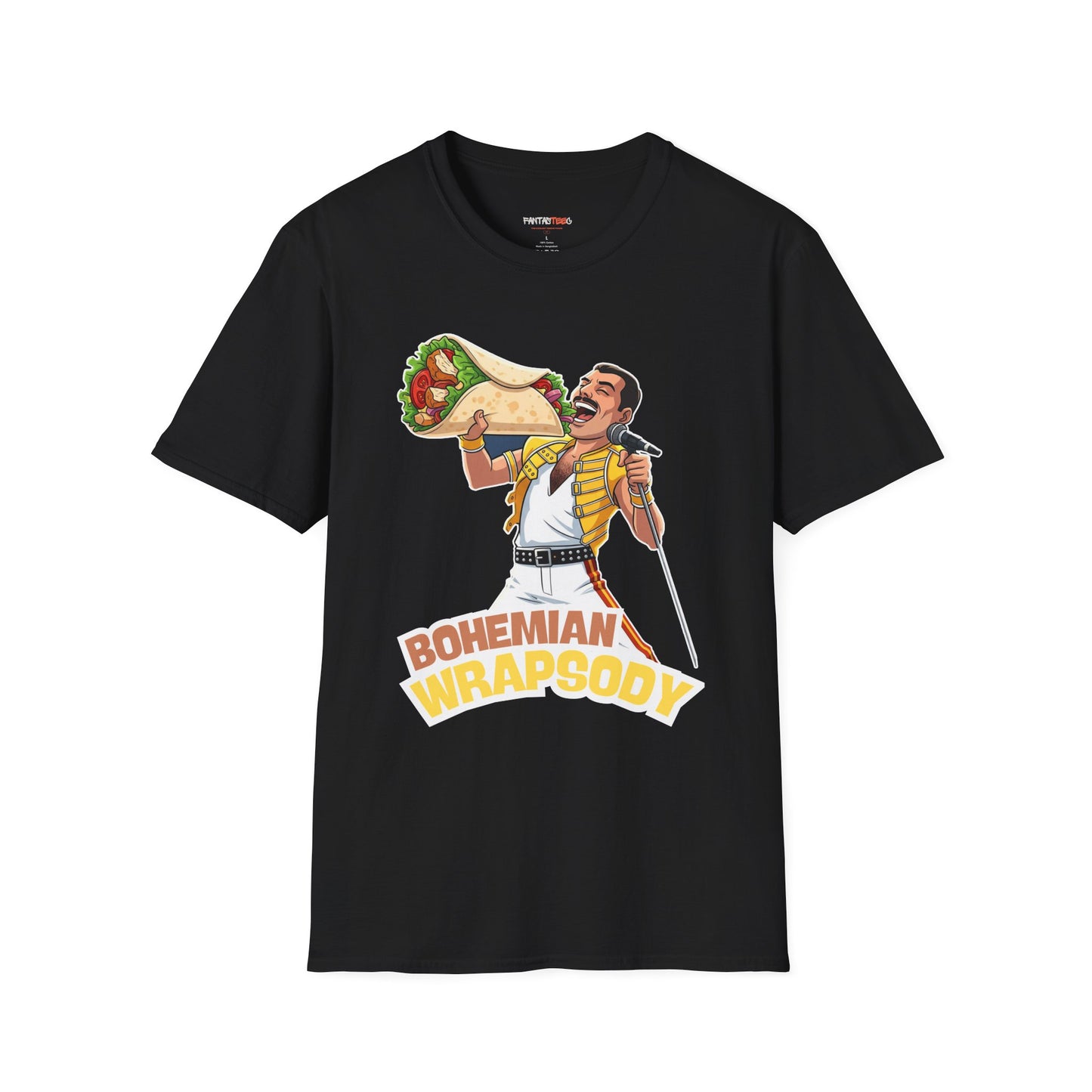 Bohemian Wrapsody T-Shirt, Funny Music Tee, Unisex Graphic Shirt, Perfect Gift for Concerts, Festivals, and Casual Wear