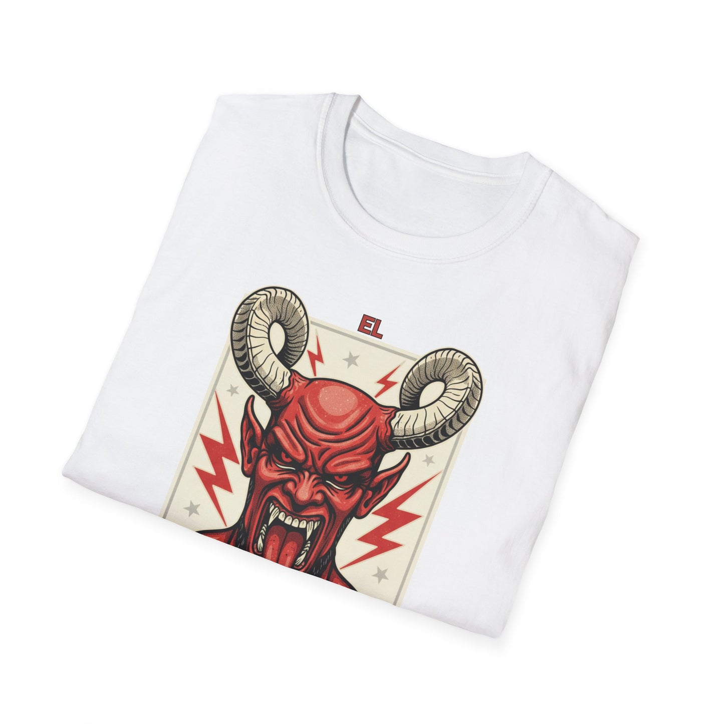 Diablo Graphic T-Shirt - Unisex Softstyle Tee for Music Lovers, Halloween Costume, Unique Gift, Vintage Style, Casual Wear