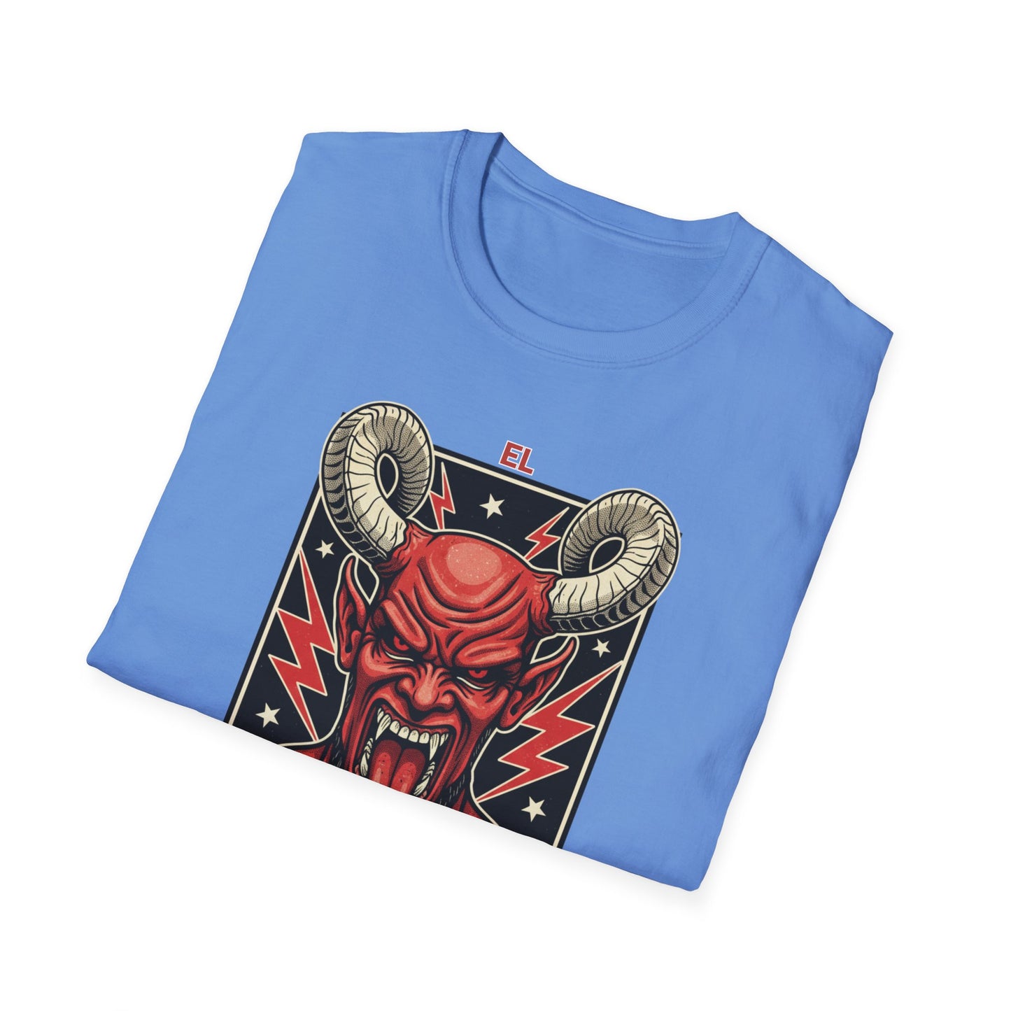 Diablo Graphic T-Shirt - Unisex Softstyle Tee for Music Lovers, Halloween Costume, Unique Gift, Vintage Style, Casual Wear