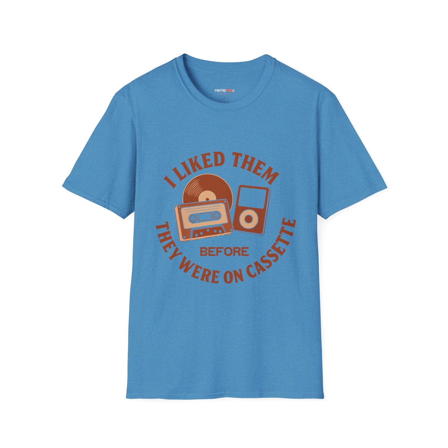 I Liked Them Before They Were on Cassette, Unisex Tee, Gift for Music Fans, Vintage Style Shirt