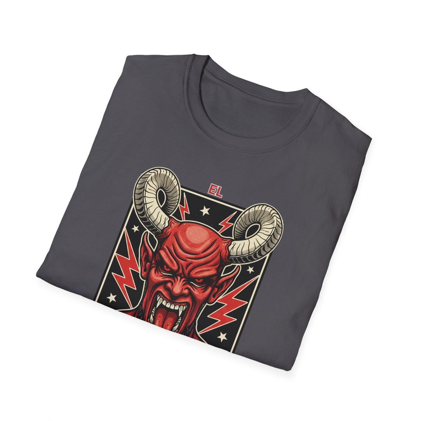 Diablo Graphic T-Shirt - Unisex Softstyle Tee for Music Lovers, Halloween Costume, Unique Gift, Vintage Style, Casual Wear