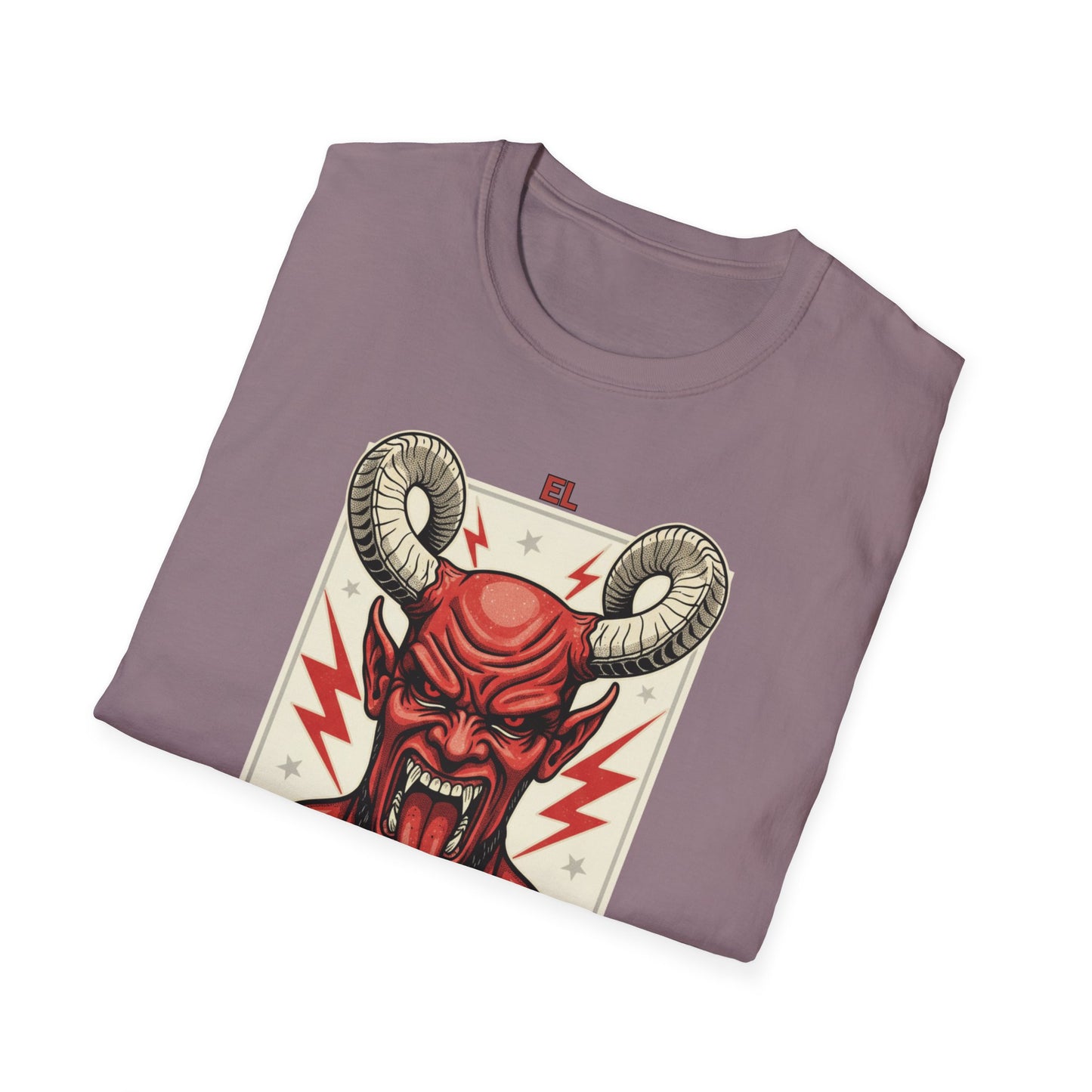 Diablo Graphic T-Shirt - Unisex Softstyle Tee for Music Lovers, Halloween Costume, Unique Gift, Vintage Style, Casual Wear