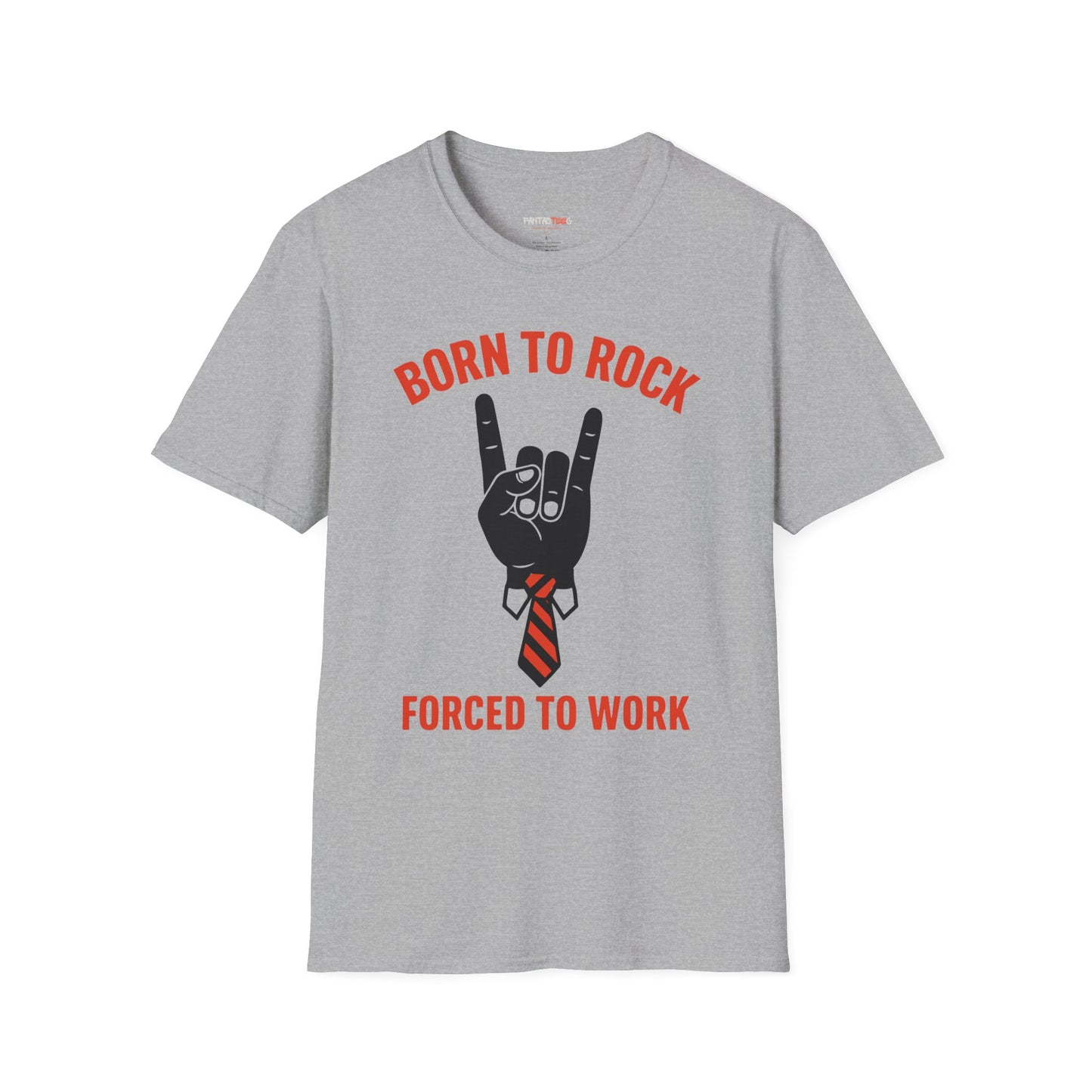 Rock and Roll T-Shirt - Born to Rock Forced to Work