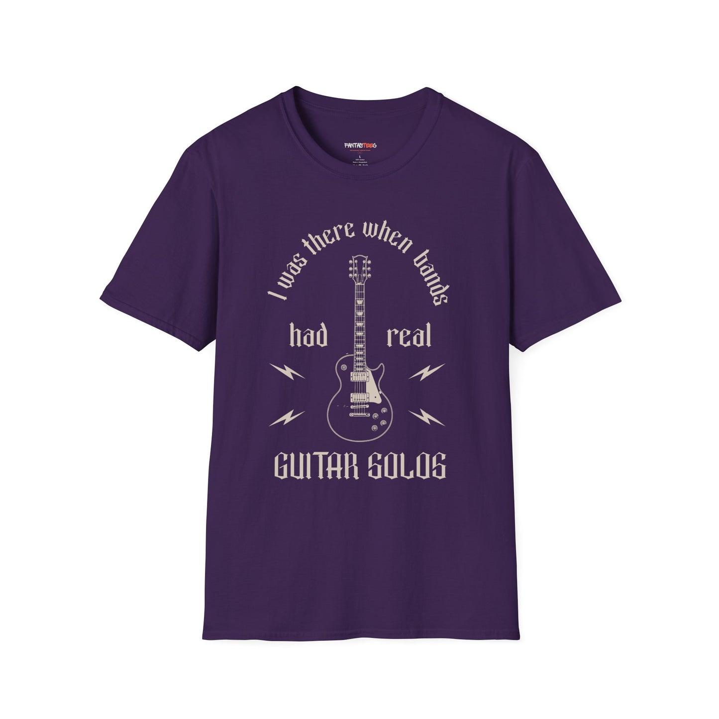 Retro I was there when bands had real Guitar Solos, Music Lover T-Shirt