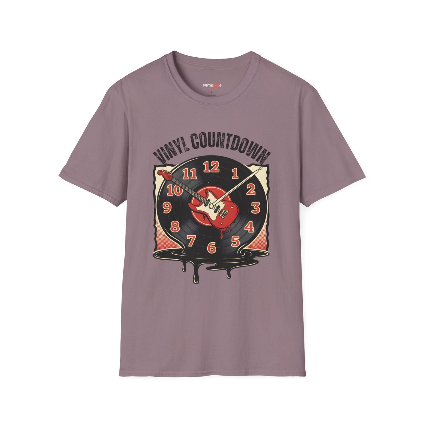 Vinyl Countdown T-Shirt, Music Lover Gift, Unisex Softstyle Tee, Vintage Vinyl Design, Perfect for Music Festivals, Casual Wear