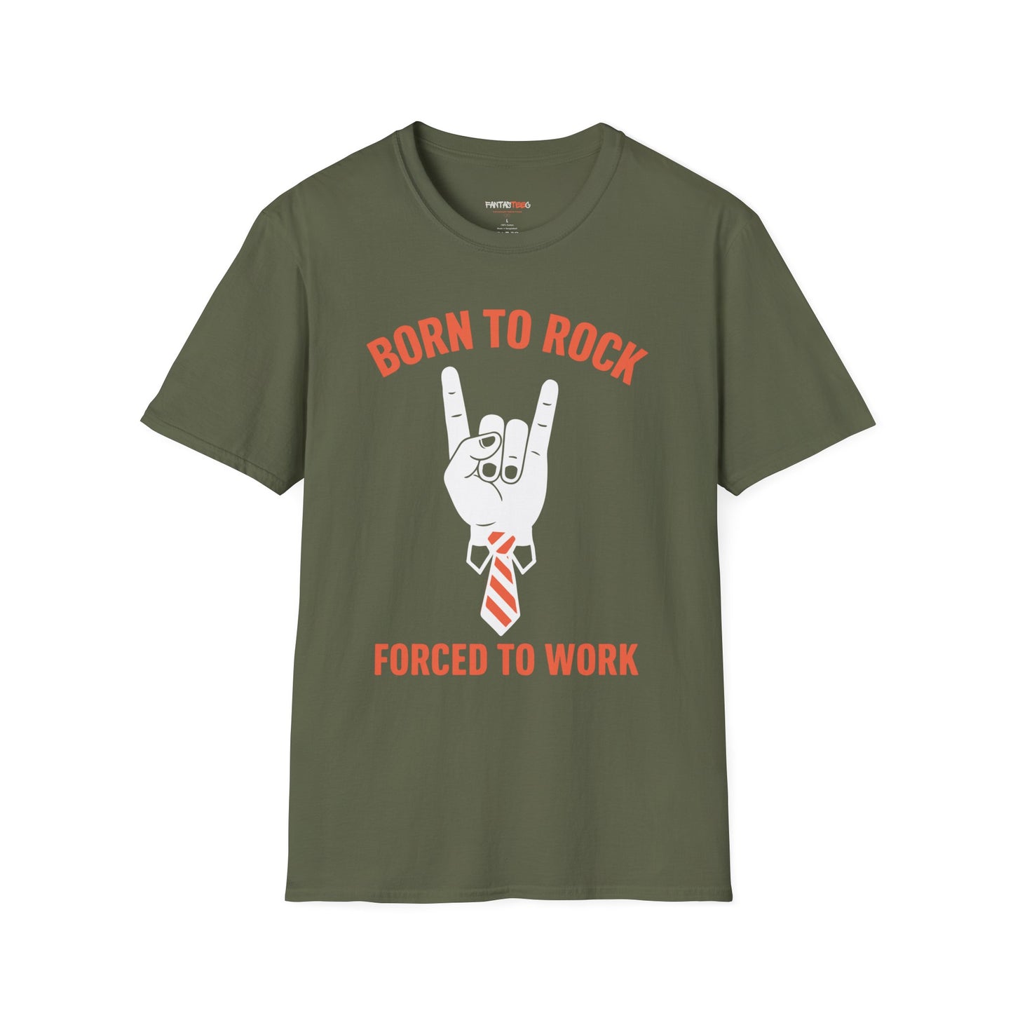 Rock and Roll T-Shirt - Born to Rock Forced to Work