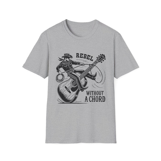 Cool Rebel Without a Chord Graphic Tee, Music Lover Shirt, Gift for Musicians, Casual Fashion, Unique Present for Rock Fans