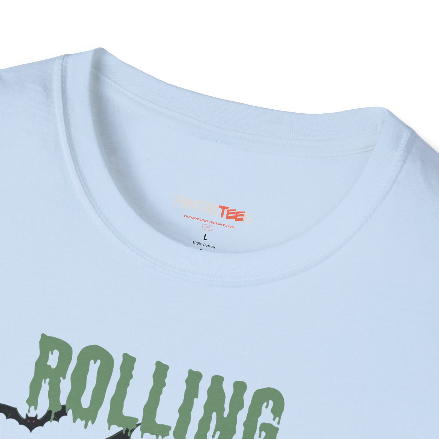 Rolling Bones Halloween Unisex softstyle T-Shirt