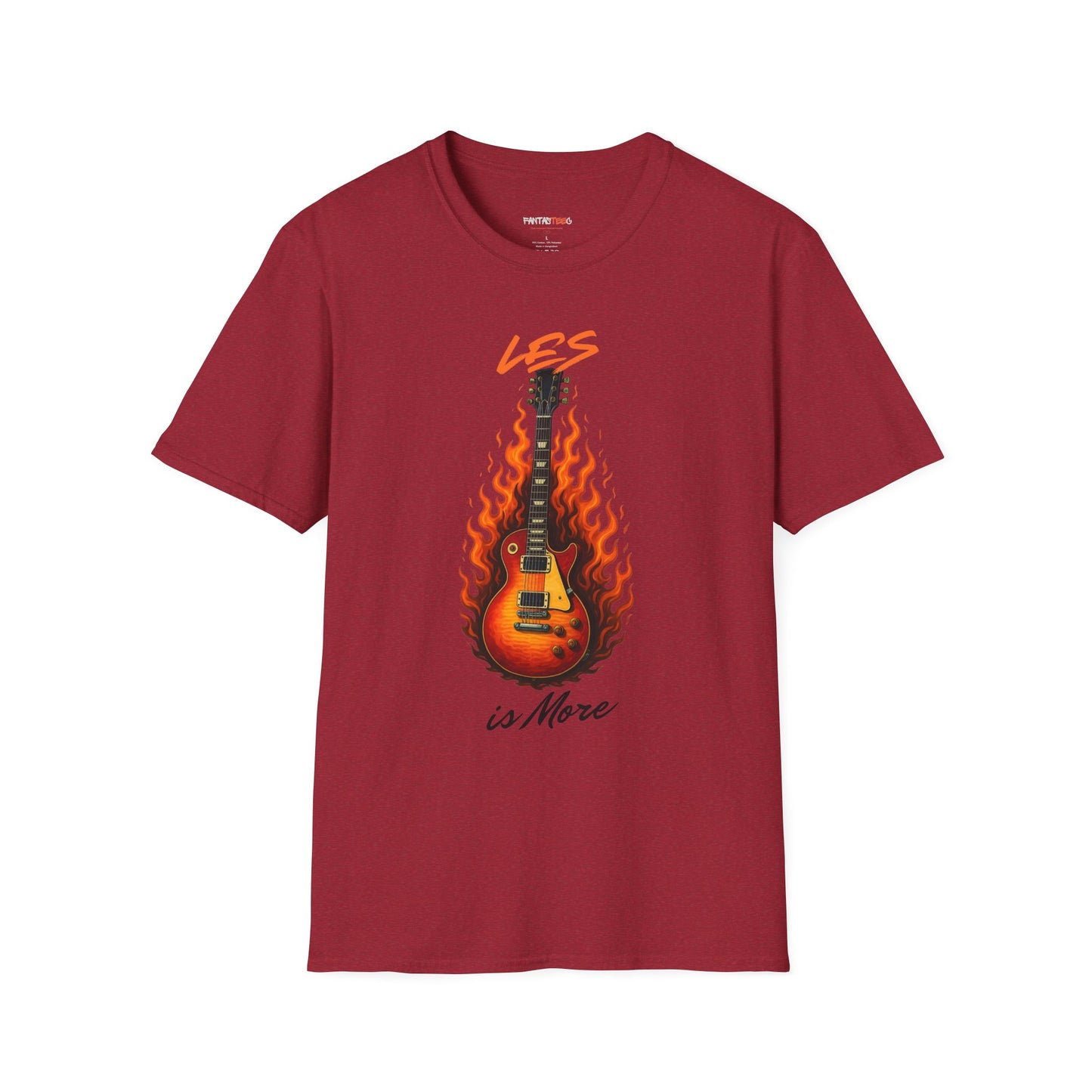 Rock-Inspired Unisex T-Shirt: Les is More, Music Lover Gift, Casual Wear, Concert Outfit, Best Friend Birthday