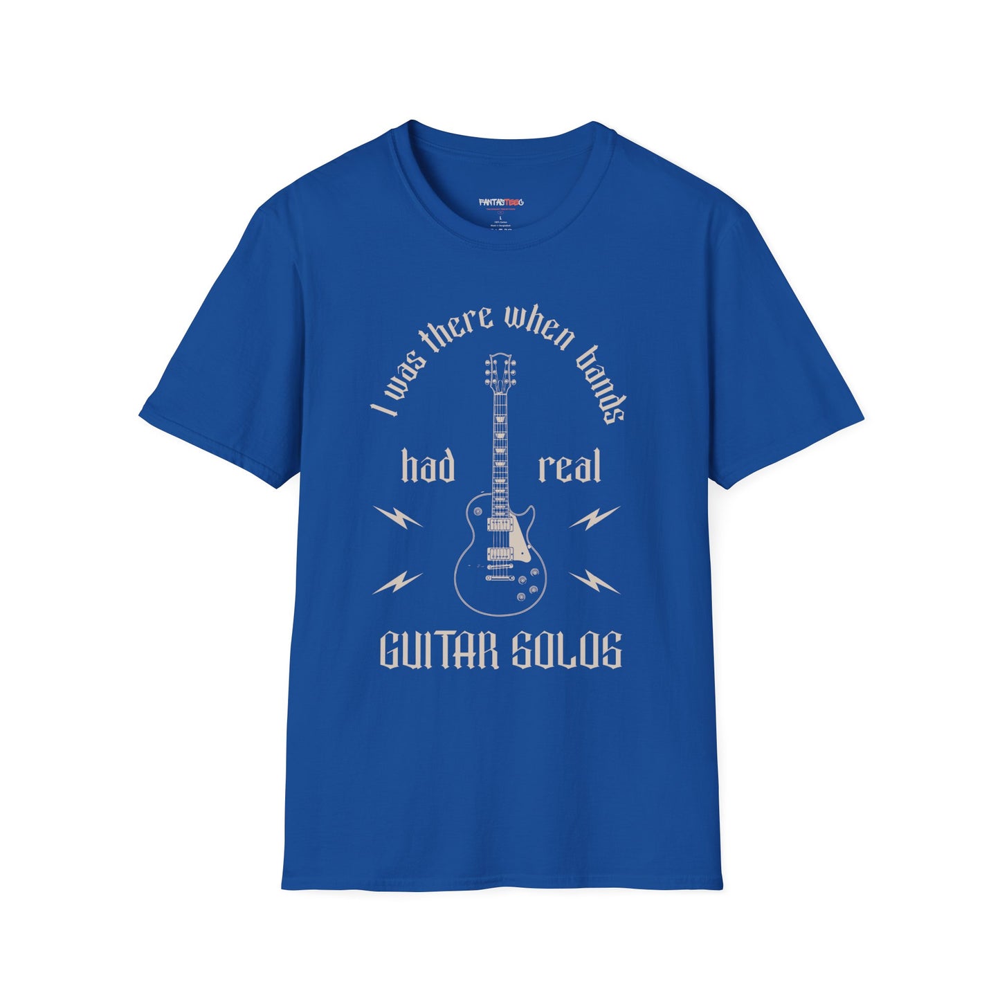 Retro I was there when bands had real Guitar Solos, Music Lover T-Shirt