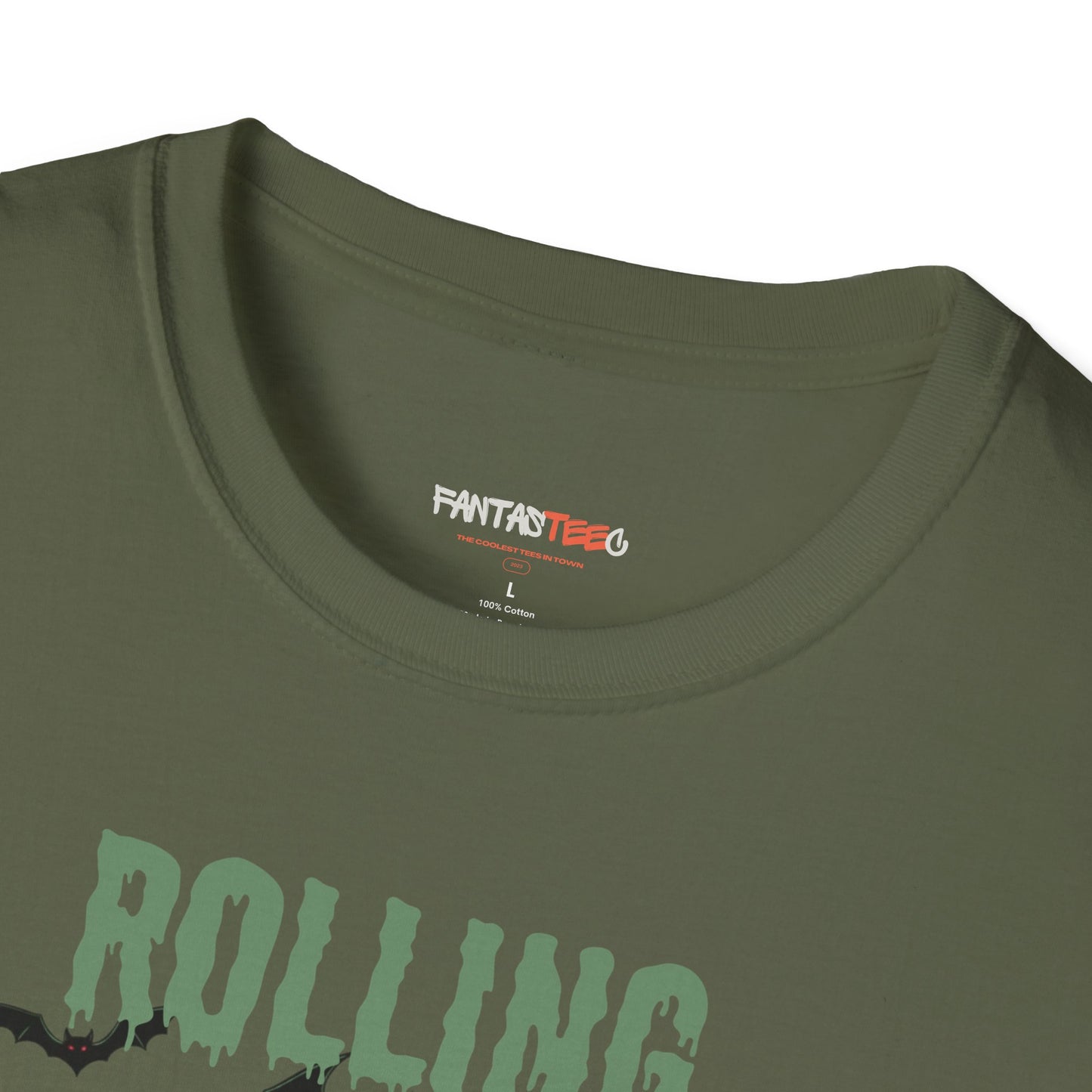 Rolling Bones Halloween Unisex softstyle T-Shirt