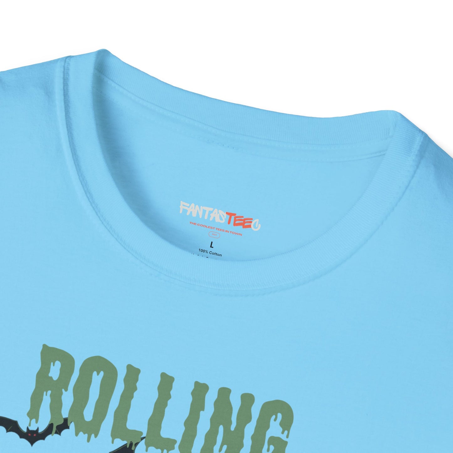 Rolling Bones Halloween Unisex softstyle T-Shirt