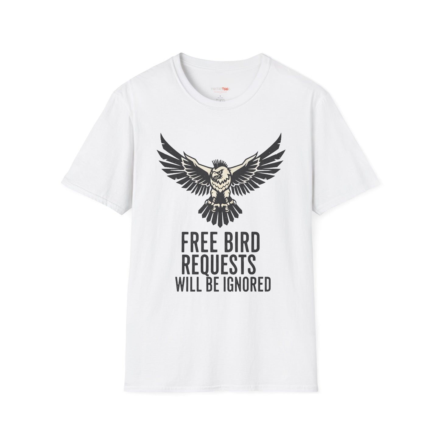 Free Bird Softstyle T-Shirt, Casual Tee, Music Lover Gift, Unisex Apparel, Festival Wear, Unique Statement Shirt
