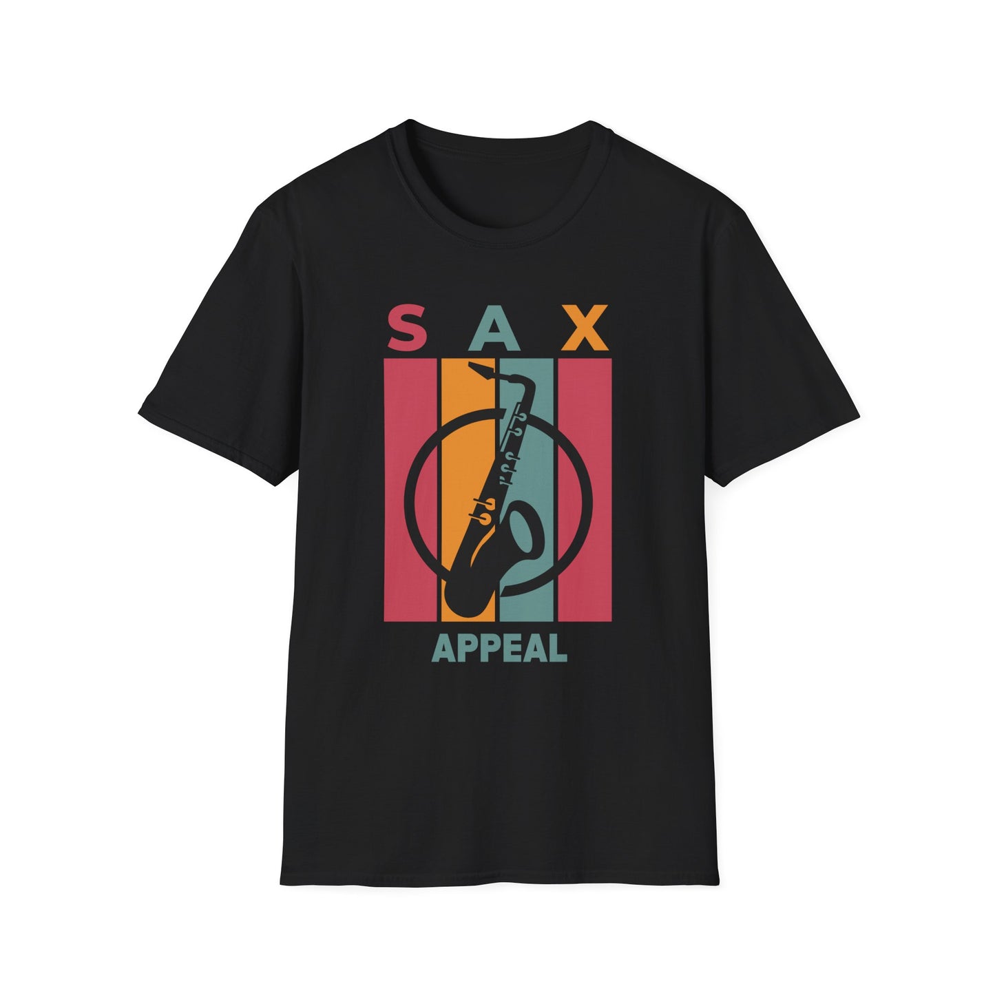 Unisex Sax Appeal T-Shirt - Soft and Stylish, Perfect for Music Lovers, Casual Outfits, Concerts, Gifts for Musicians, Relaxed Fit Tee