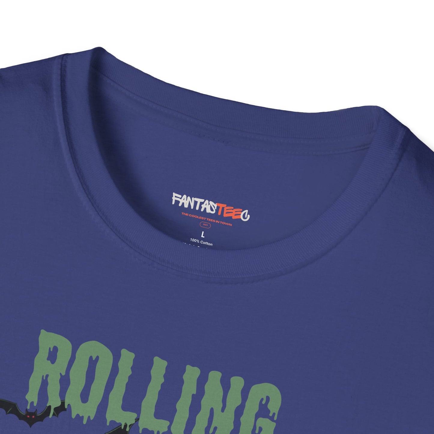 Rolling Bones Halloween Unisex softstyle T-Shirt