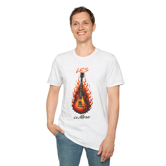 Rock-Inspired Unisex T-Shirt: Les is More, Music Lover Gift, Casual Wear, Concert Outfit, Best Friend Birthday