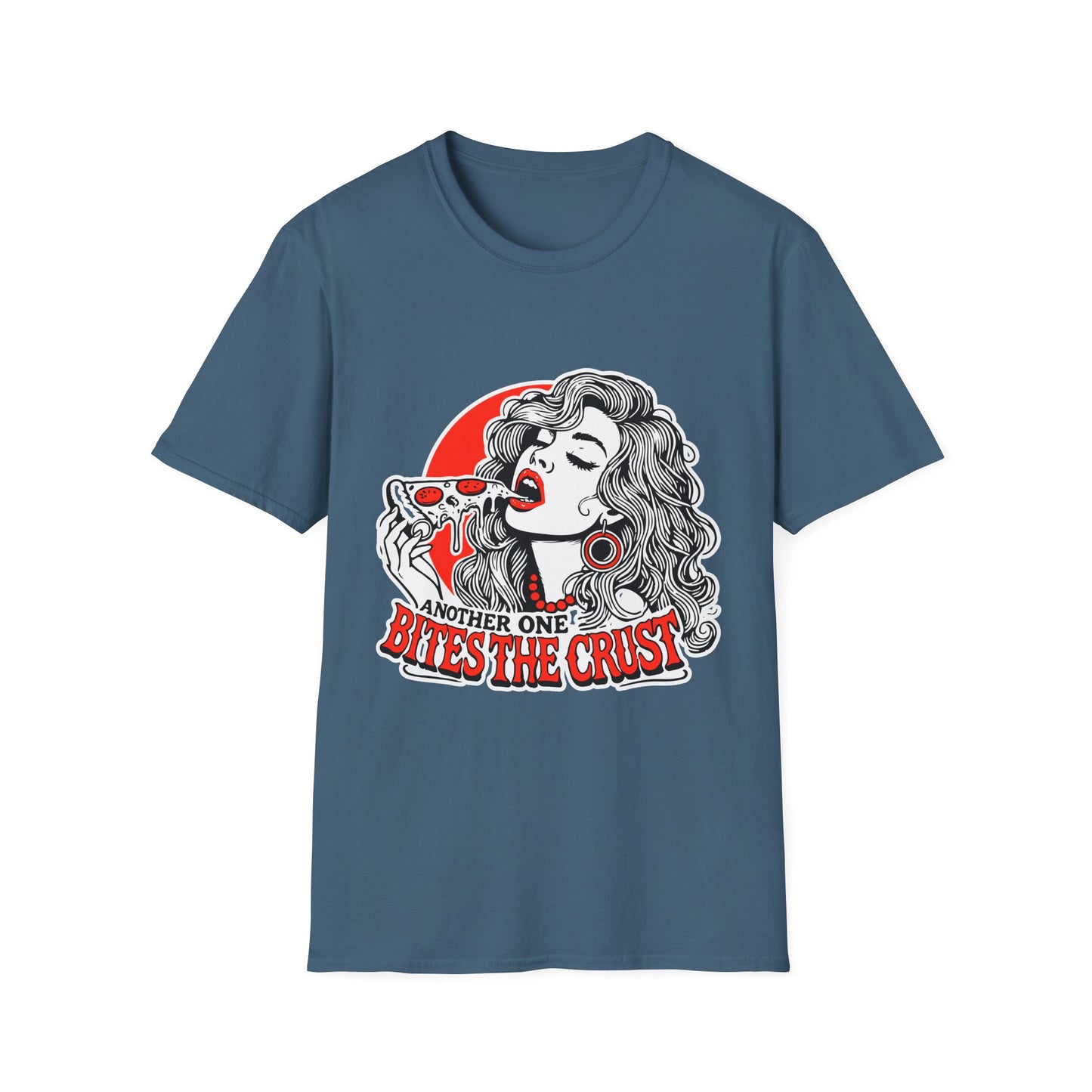 Retro Another one bites the crust, Vintage Unisex T-Shirt