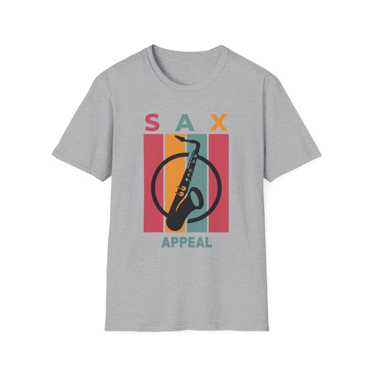 Unisex Sax Appeal T-Shirt - Soft and Stylish, Perfect for Music Lovers, Casual Outfits, Concerts, Gifts for Musicians, Relaxed Fit Tee
