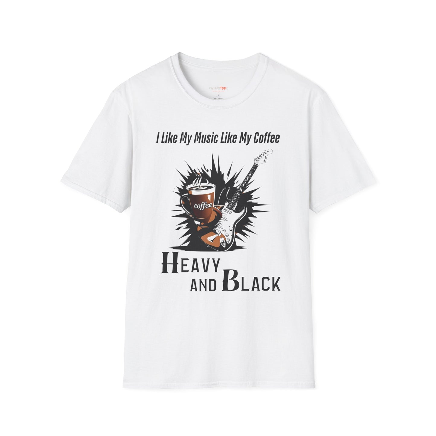 Rockin' Coffee Lover T-Shirt - Perfect Gift for Musicians, Coffee Enthusiasts, Birthdays, Music Festivals, Casual Wear