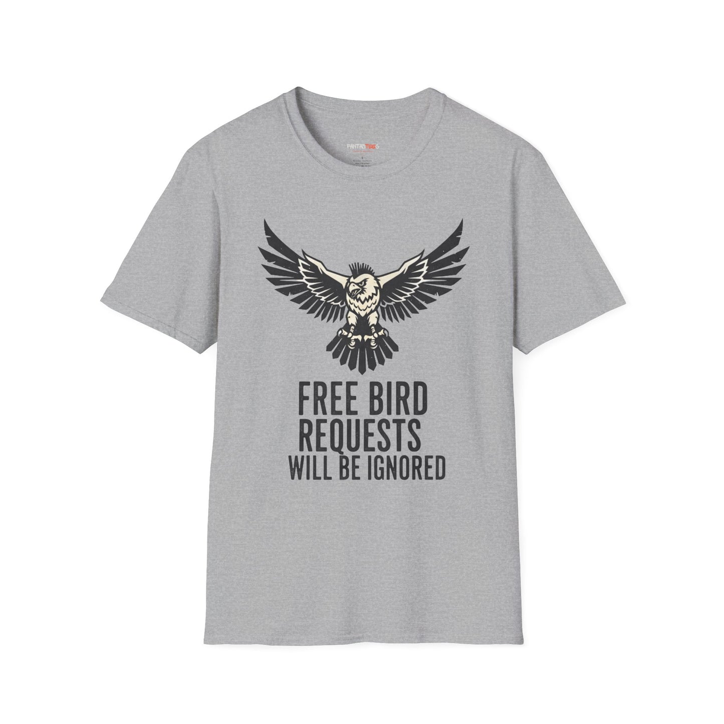 Free Bird Softstyle T-Shirt, Casual Tee, Music Lover Gift, Unisex Apparel, Festival Wear, Unique Statement Shirt