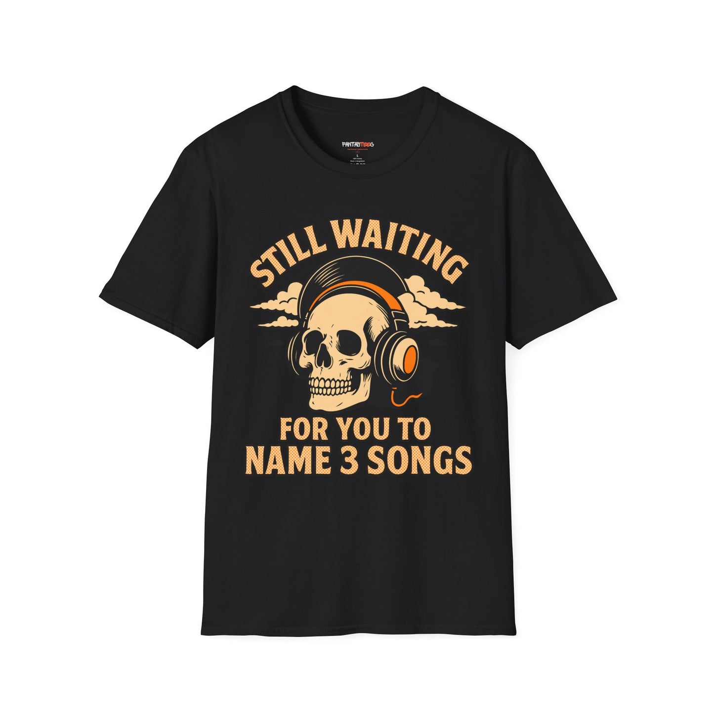 Name 3 Bands Skull T-Shirt