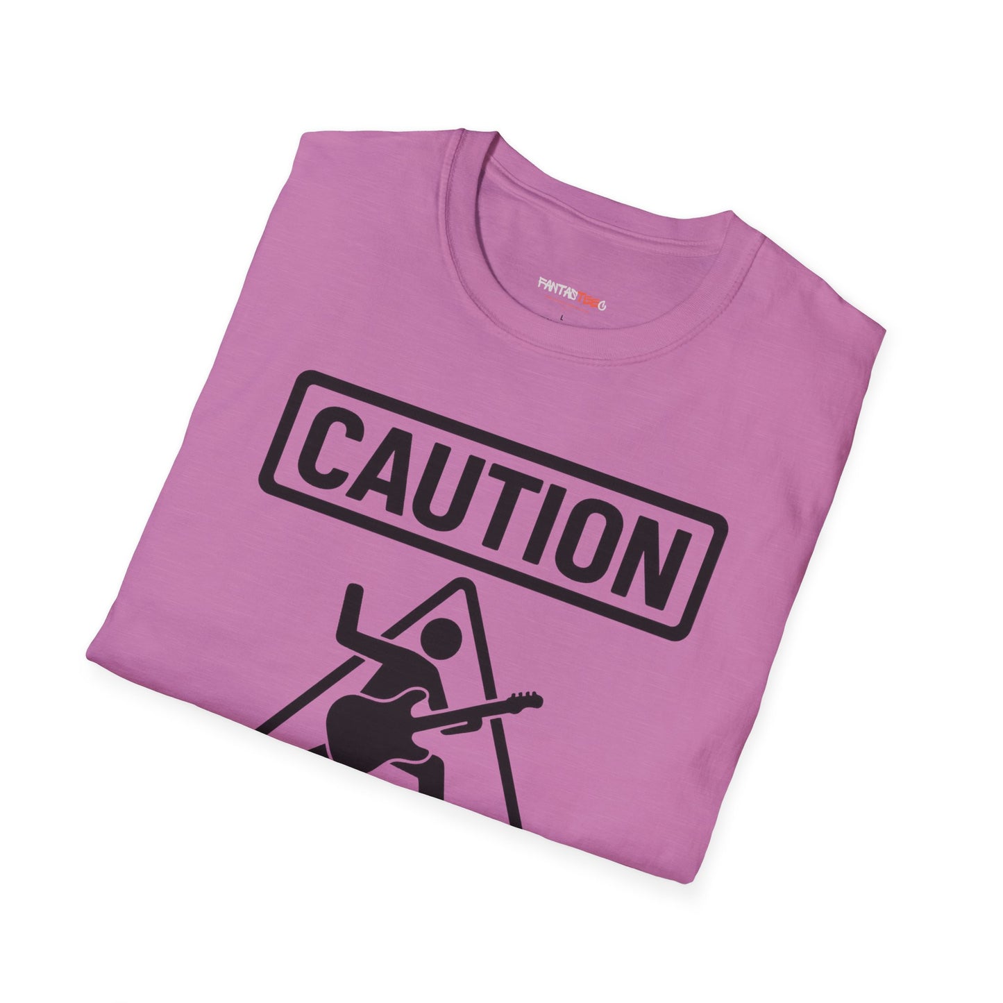 Caution Air Guitar T-Shirt