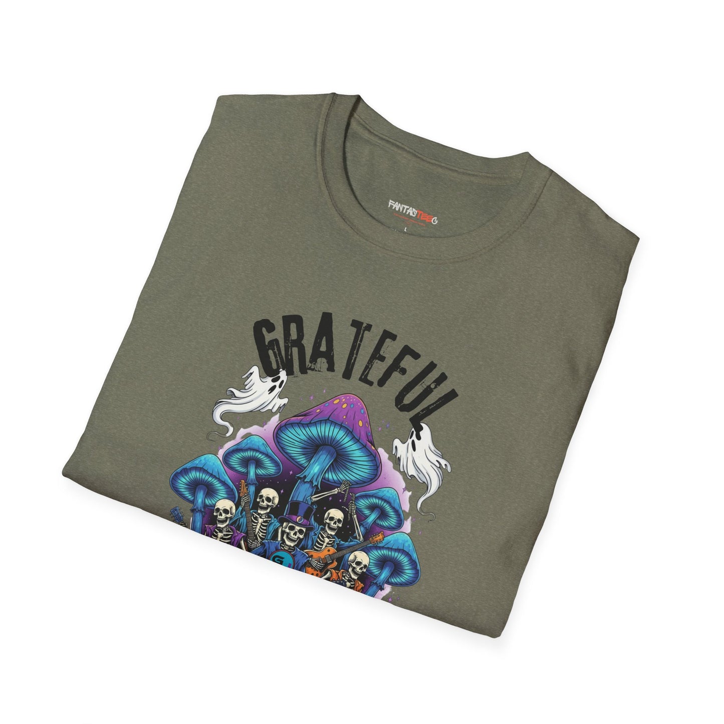 Grateful Dead Inspired Unisex T-Shirt, Softstyle Tee for Music Lovers, Psychedelic Shirt, Festival Apparel, Unique Gift Idea