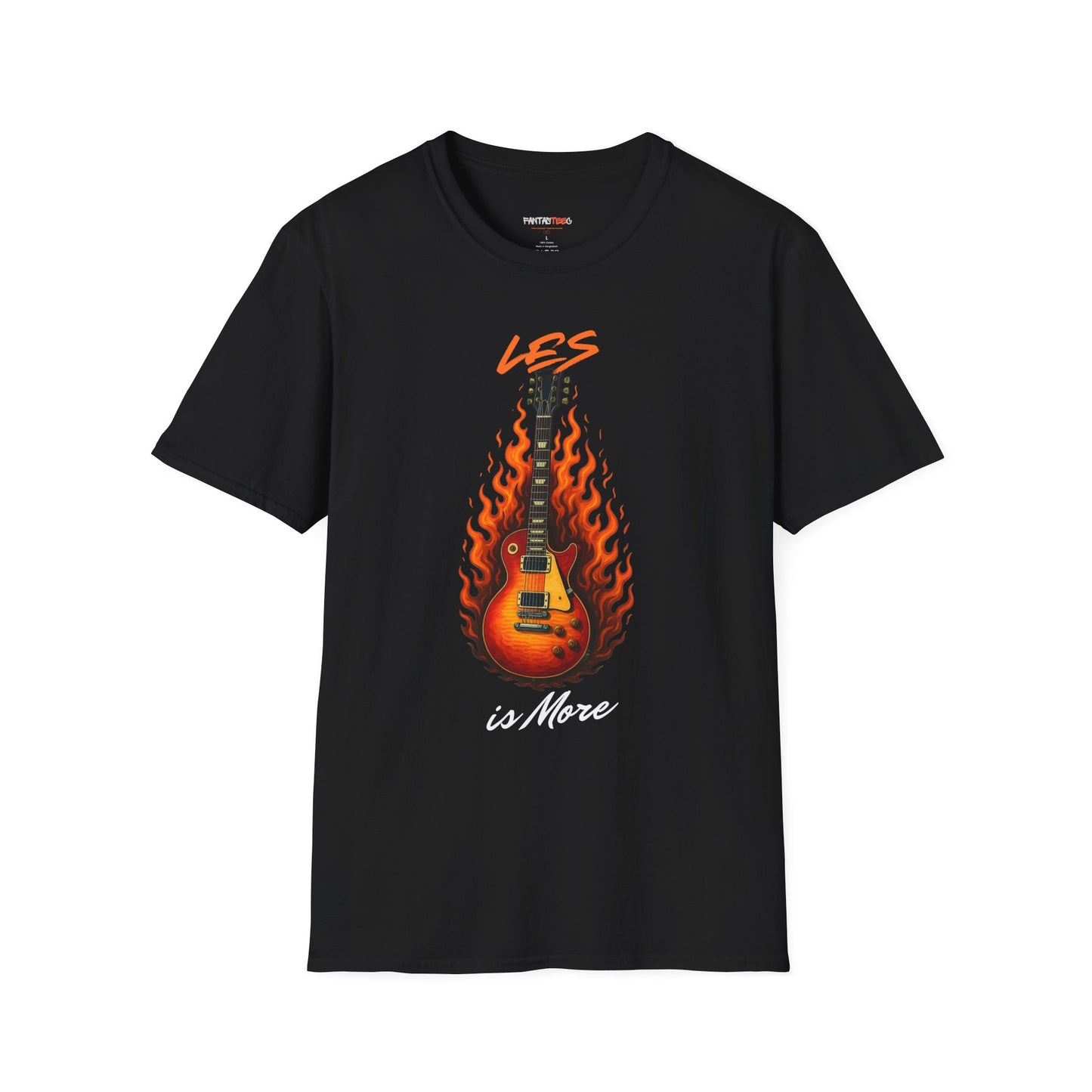 Rock-Inspired Unisex T-Shirt: Les is More, Music Lover Gift, Casual Wear, Concert Outfit, Best Friend Birthday