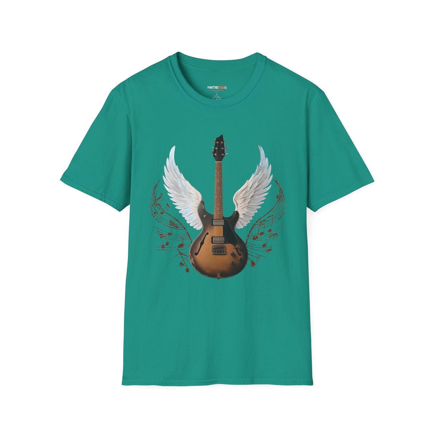 Winged Guitar Unisex T-Shirt, Music Lover Gift, Rock Band Merch, Casual Wear, Concert Outfit, Vintage Style