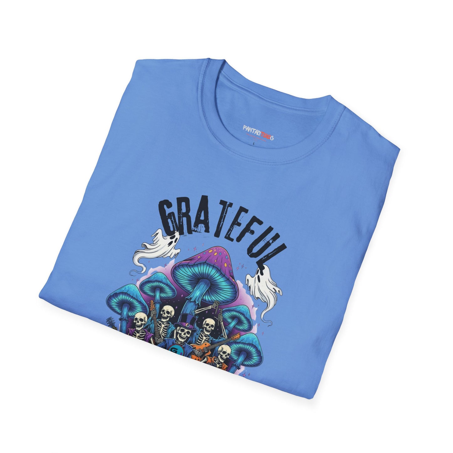 Grateful Dead Inspired Unisex T-Shirt, Softstyle Tee for Music Lovers, Psychedelic Shirt, Festival Apparel, Unique Gift Idea