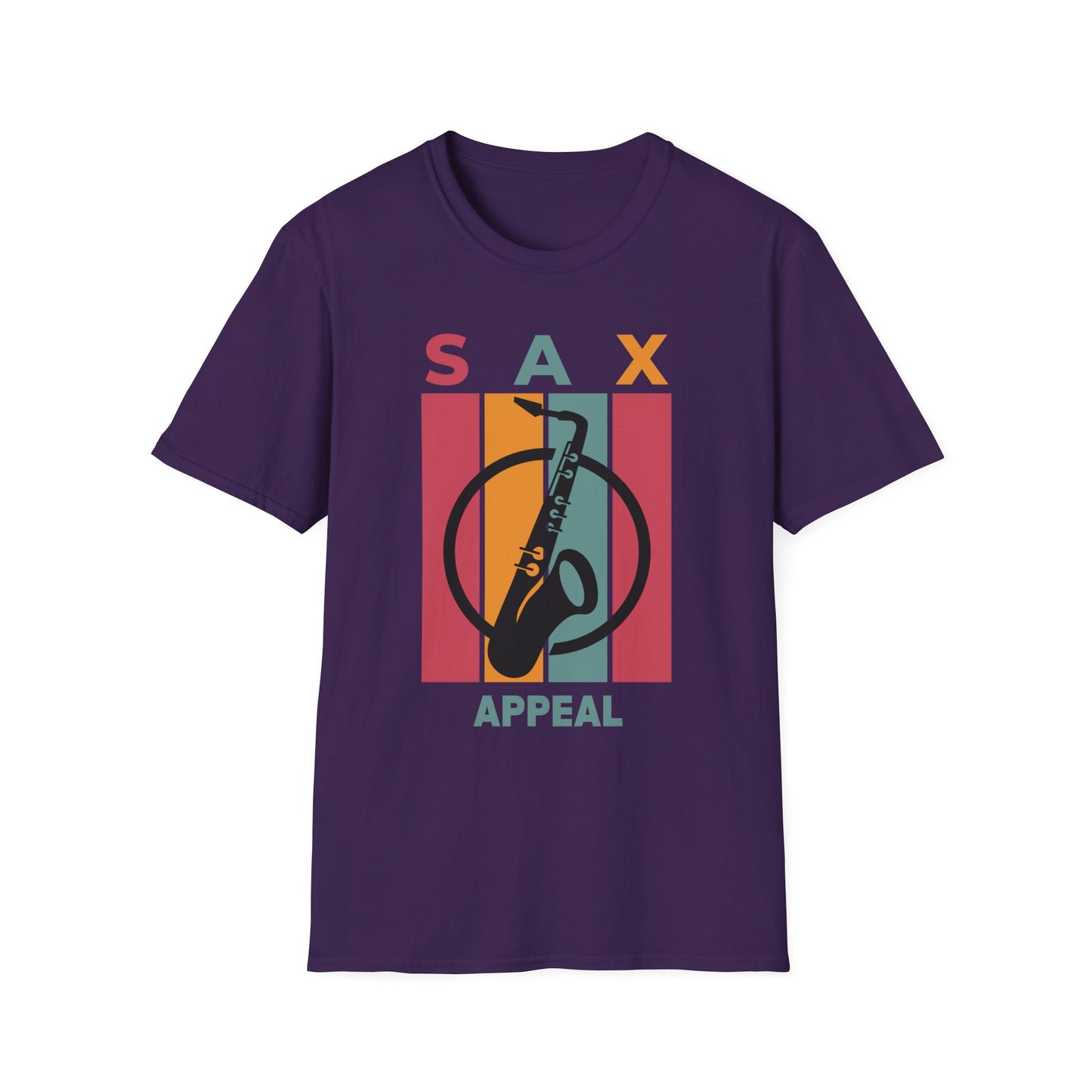 Unisex Sax Appeal T-Shirt - Soft and Stylish, Perfect for Music Lovers, Casual Outfits, Concerts, Gifts for Musicians, Relaxed Fit Tee