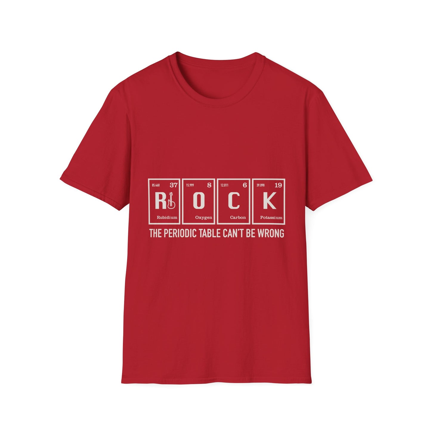 Rock n' Science Unisex, Funny Chemistry T-Shirt