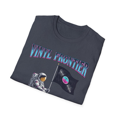 Vinyl Frontier Astronaut T-Shirt, Unisex Graphic Tee, Space Lover Gift, Casual Style, Summer Wear, Unique T-Shirt