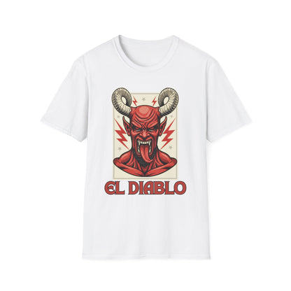 Diablo Graphic T-Shirt - Unisex Softstyle Tee for Music Lovers, Halloween Costume, Unique Gift, Vintage Style, Casual Wear