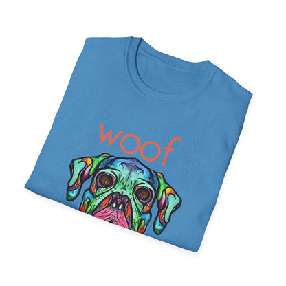 Colorful Dog Skull Tee